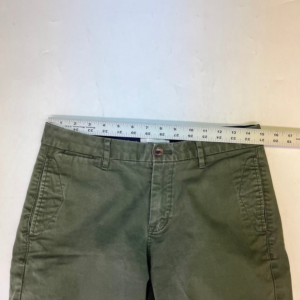 Scotch & Soda Mens Olive Green Chino Shorts Amsterdam Couture Cotton Twill - Picture 13 of 16